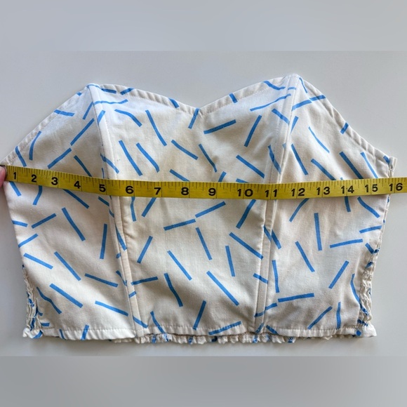 vintage 70s 80s you babes strapless top boning Women’s Size M - Picture 9 of 11